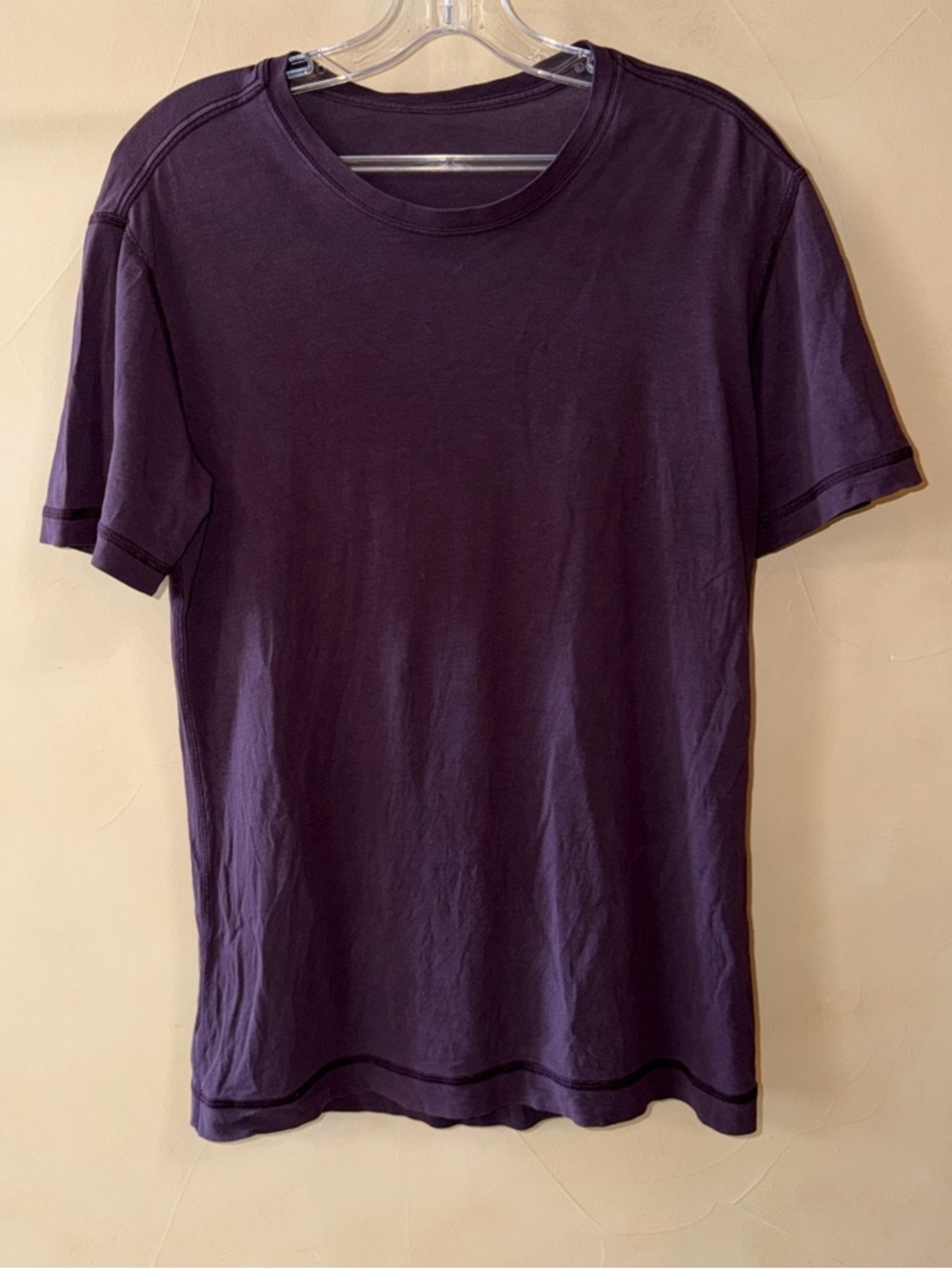 Men’s Lululemon Pima Cotton T-Shirt Dark Plum Size